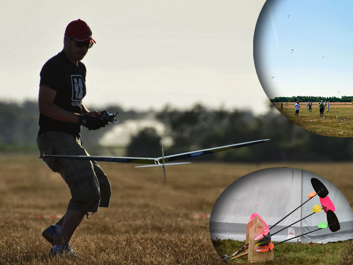 Équipe F3K : Planeur lancé-main