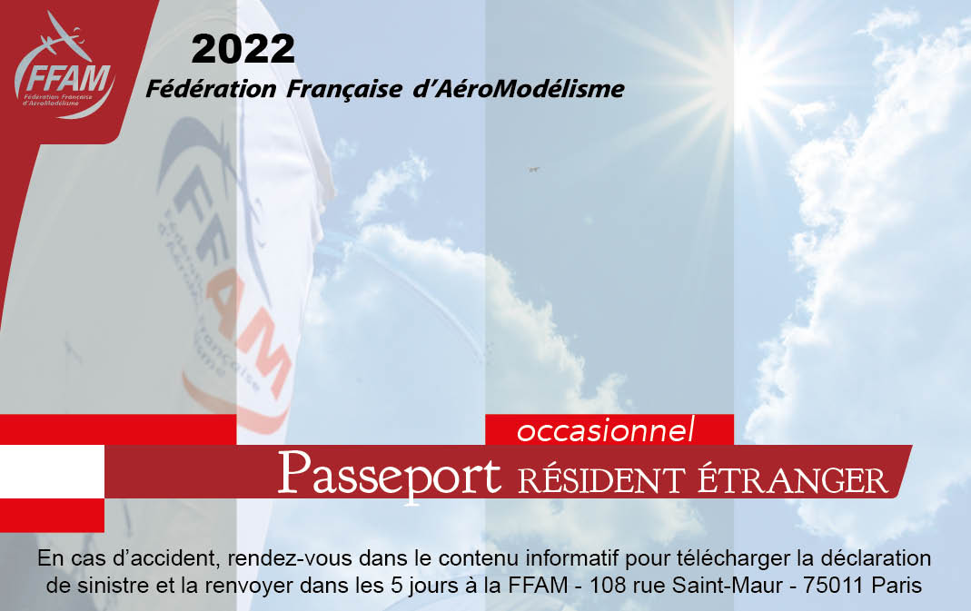 passeport non-résident occasionnel 2022